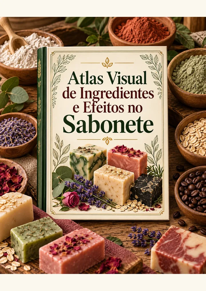 Capa de Atlas Visual de Ingredientes e Efeitos